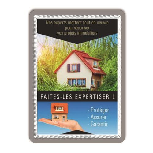 Djois Pochette D'affichage Magneto Spécial Vitre - Repositionnable Sans Adhésif - A4 - Gris