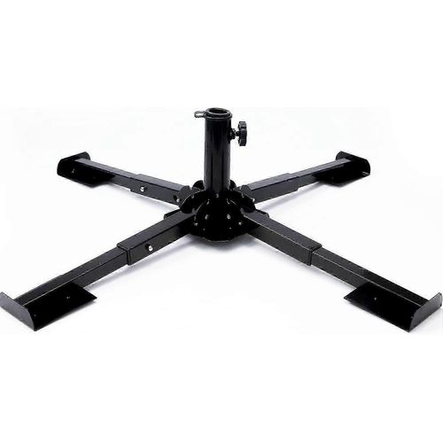 Support pliable pour sapin de Noël artificiel, support en métal robuste, support portable pour parasol de plage