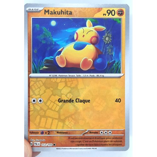 Makuhita Reverse - Pokémon - Set Evolutions À Paldea - 112/193 - Ev02 - Française