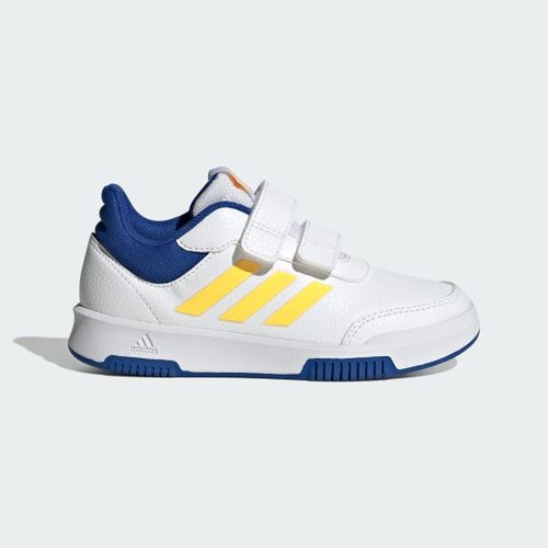 Chaussure À Scratch Tensaur Adidas - Cloud White / Spark / Royal Blue - 28