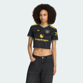 Maillot Third Crop Top Manchester United 25/26 Adidas - Black - M