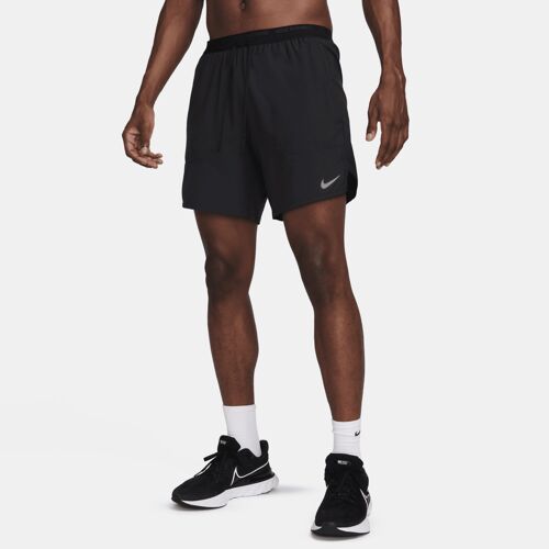 Short De Running 2-En-1 18 Cm Dri-Fit Nike Stride Pour Homme - Noir - S