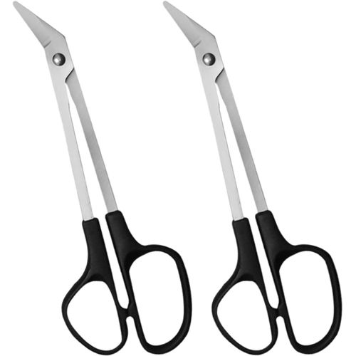 Lot De 2 Ciseaux À Long Manche, Ciseaux À Ongles, Outils De Manucure, Produits De Soins Des Ongles, Ciseaux De Beauté