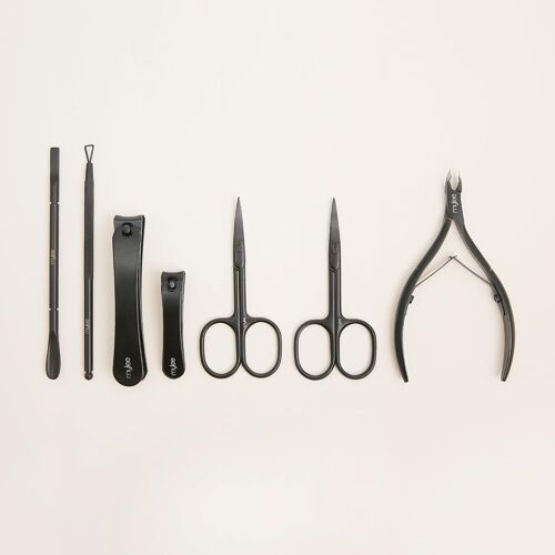 Grattoir À Gel - Professionnel - Noir Mat - En Acier Inoxydable - Antidérapant - Qualité Professionnelle - Pour Un Retrait Rapide Et Facile Du Vernis Gel