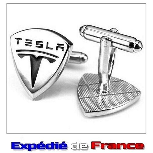 Paire De Boutons De Manchettes Tesla