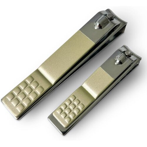 Kalanka-Set Coupe Ongle Professionnel 2 Pièces ¿ Coupe-Ongles Ergonomiques En Acier Inoxydable Pour Mains Et Pieds, Idéal Pour Hommes, Femmes Et Séniors 