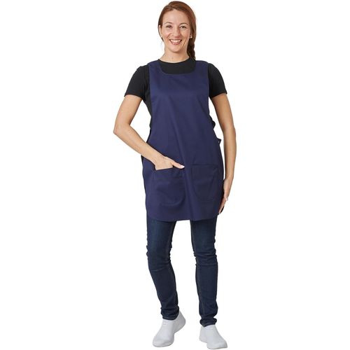 Tianyi-Tablier Sans Manches Femme Tablier Nettoyage Santé Hotellerie Restauration Collectivité Aide À Domicile Fermeture Par Pressions