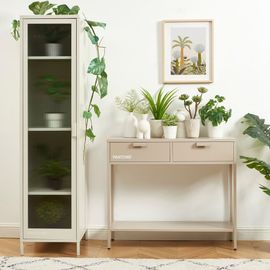 Console Métal Taupe 100cm