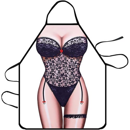 TIANYI-Tablier de Cuisine Cadeau Uomini e Donne Anniversaire Créatif Tablier Barbecue Cadeau anniversaireUomini e Donne Tablier Cuisine Homme Tabliers de Cuisine Homme Humour Réglable Idée Cadeau C