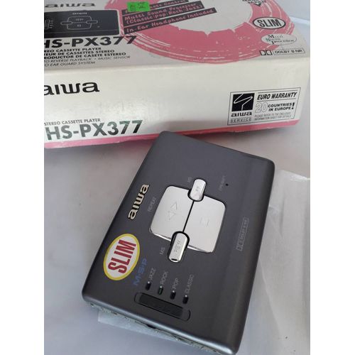 AIWA HS-PX377 STEREO CASSETTEPLAYER / LECTEUR DE CASSETTES STEREO auto reverse