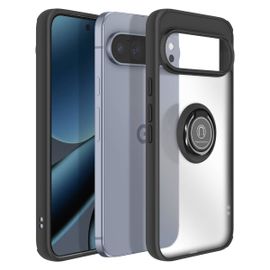 Coque Pour Google Pixel 10 / 10 Pro Antichoc Avec Bague Magnétique Noir