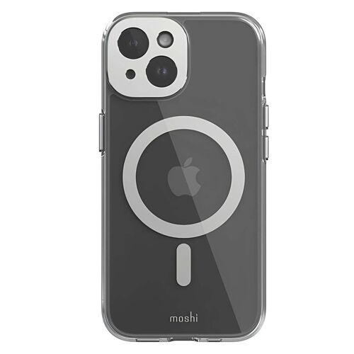 Coque pour Apple iPhone 15 MagSafe Anti-jaunissement Moshi Argent