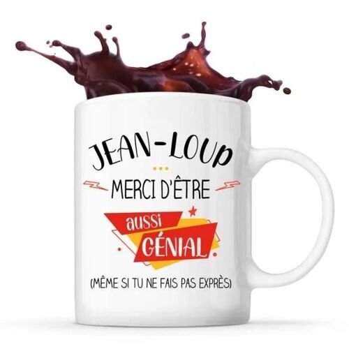 Mug - Jean-Loup - Tasse Personnalisée - Céramique - Blanc - 325 Ml