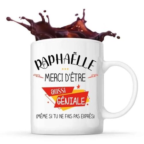 Mug - Raphaëlle - Céramique - Blanc - Cylindrique - 325 Ml