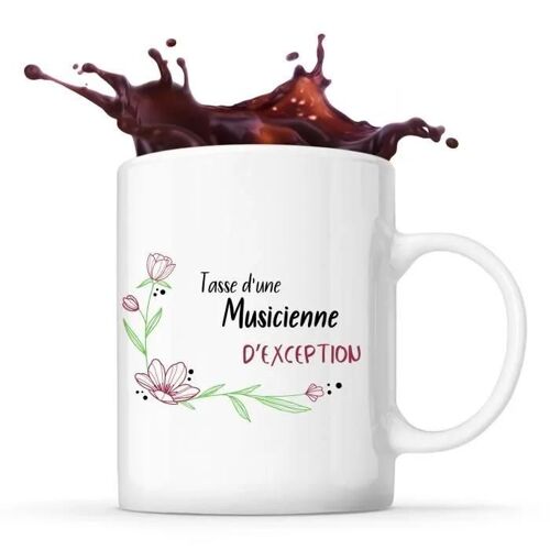 Mug Musicienne D'exception | Tasse Idée Cadeau Collègue Travail Retraite