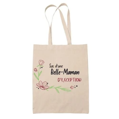 Tote Bag - Belle-Maman - Personnalisé - 100% Coton Biologique - 10L - Éco-Responsable