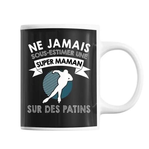 Mug - Maman - Patinage - Céramique - Imprimé - 325 Ml