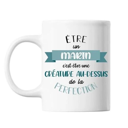 Mug - Marin - Bébé - Céramique - 325 Ml - Lave-Vaisselle Et Micro-Onde
