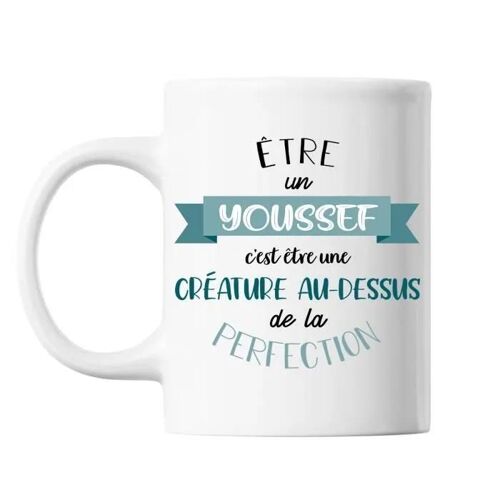 Mug - Youssef - Bébé Parfait - Céramique - 325 Ml - Imprimé Recto/Verso
