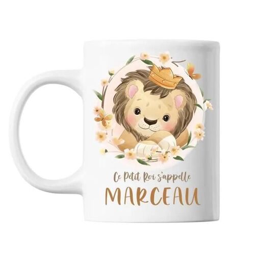 Mug Marceau Bébé Lion Roi | Cadeau Bébé Et Naissance