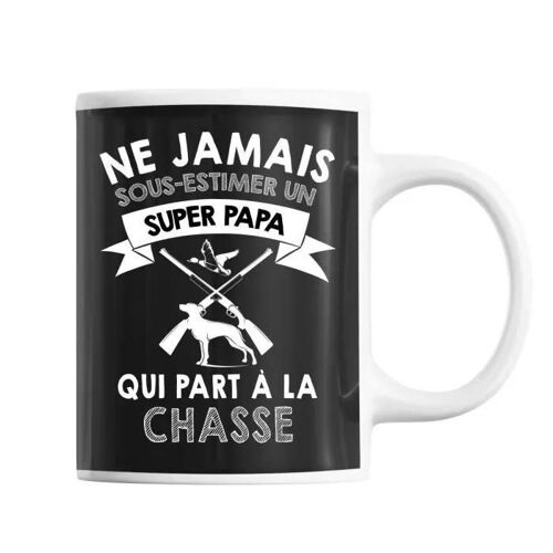 Mug Papa Chasse Trentenaire | Tasse Drôle Pour Père Chasseur | Idée Cadeau Anniversaire Noël Fête Des Pères