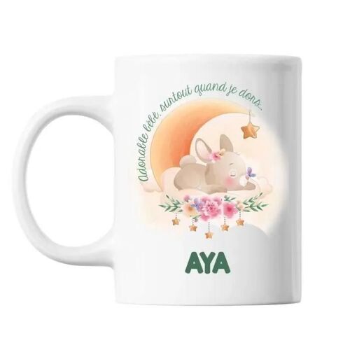 Mug - Aya - Adorable Bébé - Céramique - 325 Ml - Lave-Vaisselle Et Micro-Onde