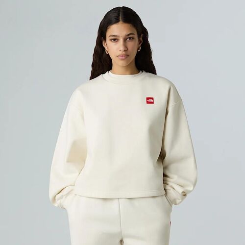 The North Face Sweat Red Box Pour Femme White Dune Taille S Female