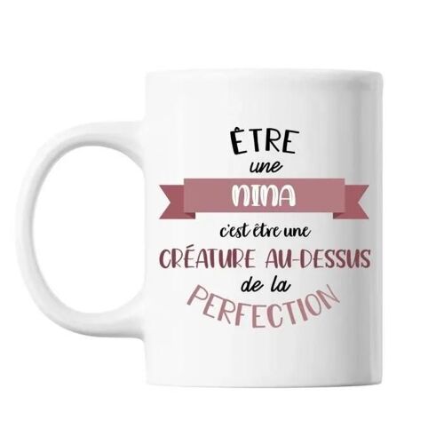 Mug - Nina - Bébé Parfait - Céramique - 325 Ml - Lave-Vaisselle Et Micro-Onde