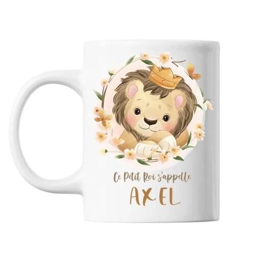 Mug Axel Bébé Lion Roi | Cadeau Bébé Et Naissance