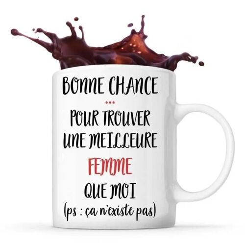 Mug - Femme - Ça N'existe Pas - Céramique - Blanc - Cylindrique