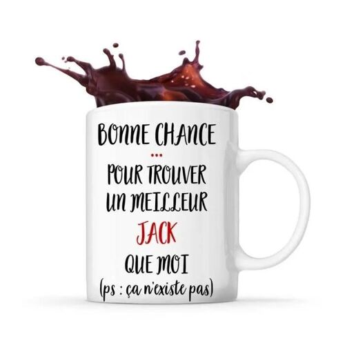 Mug - Jack Ça N'existe Pas - Céramique - Blanc - Cylindrique - 325 Ml
