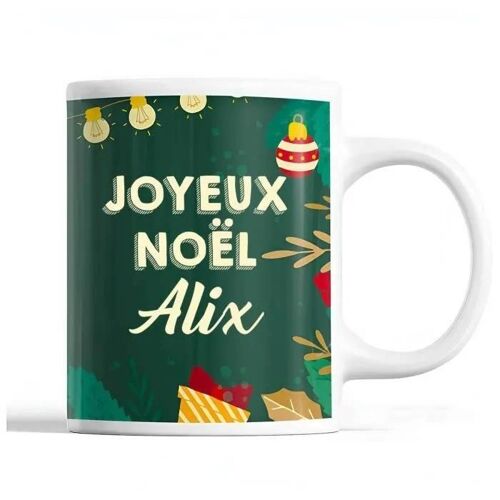 Mug - Alix - Noël - Céramique - Imprimé - 325 Ml