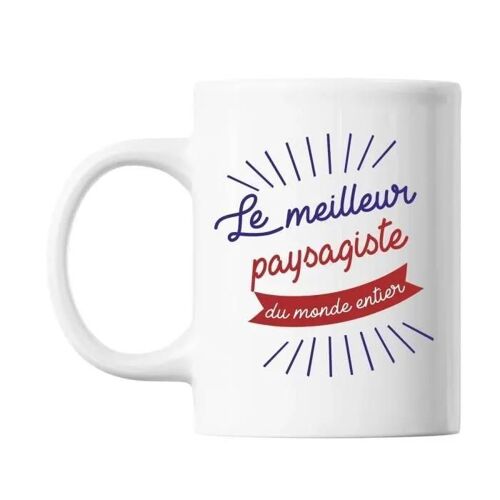 Mug - Paysagiste - Céramique - Résistant Au Lave-Vaisselle - 325 Ml