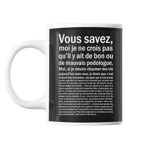 Mug - Personnalisé - Podologue - Céramique - 325 Ml - Résistant Lave-Vaisselle Et Micro-Onde