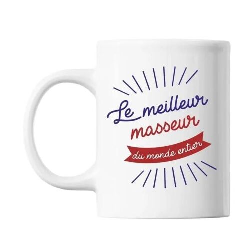 Mug - Masseur Homme - Céramique - Imprimé Recto/Verso - Résistant Lave-Vaisselle