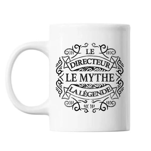 Mug Directeur Le Mythe La Légende Blanc Tasse Cadeau Personnalisé
