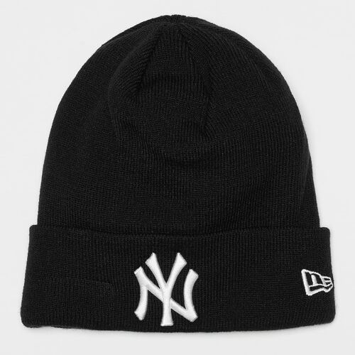 New Era Cuff Knit Mlb York Yankees Essential Unisex Bonnets Noir Taille One Size Accessoires