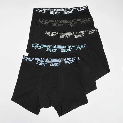 Snipes 5 Pack - Black Tape Briefs Boxershorts Homme Sous-Vêtements Noir Taille Xl Vêtements