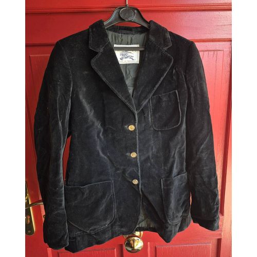 Veste Ancienne Burberry En Velours