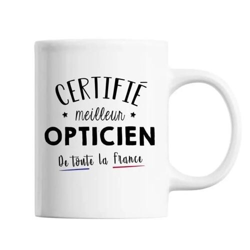 Mug Homme Opticien Meilleur De France | Tasse Blanc Métier