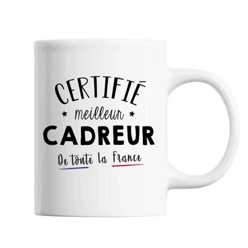 Mug Homme Cadreur Meilleur De France | Tasse Blanc Métier