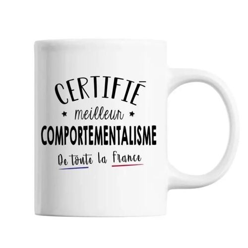 Mug Homme Comportementalisme Meilleur De France | Tasse Blanc Métier