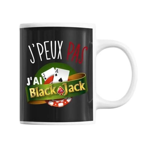 Mug - Black Jack - Personnalisé - Céramique - Résistant Lave-Vaisselle Et Micro-Onde