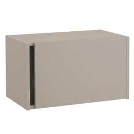 Moderna Meuble Haut Urban 60 Cm Mélaminé 16mm Argile 1 Abattant