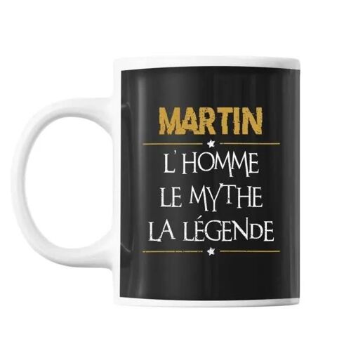 Mug Martin Prénom Mythe Légende Tasse Cadeau Personnalisé