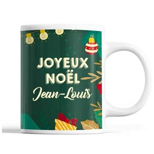 Mug - Jean-Louis - Noël - Céramique - Imprimé - 325 Ml