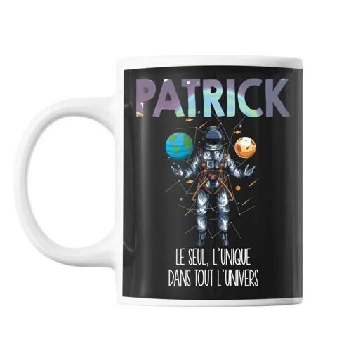 Mug - Univers - Patrick - Personnalisé - Céramique - 325 Ml - Lave-Vaisselle