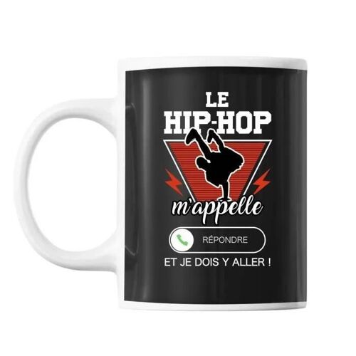 Mug - Cadeau Personnalisé - Hip Hop - Céramique - 325 Ml - Résistant Lave-Vaisselle