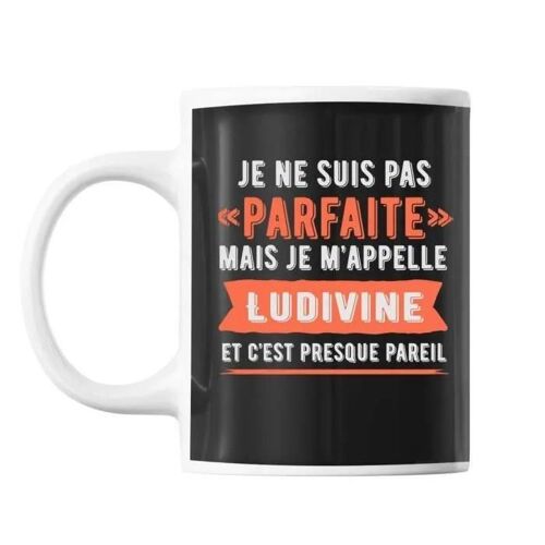 Mug - Ludivine - Personnalisé - Céramique - 325 Ml - Résistant Lave-Vaisselle Et Micro-Onde