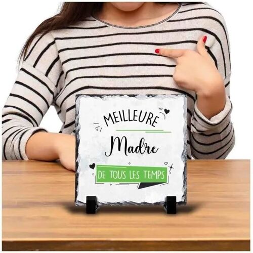 Cadre Meilleure Madre de tous les temps | Idée Bureau Cadeau Travail Départ Retraite Collègue Anniversaire Noël